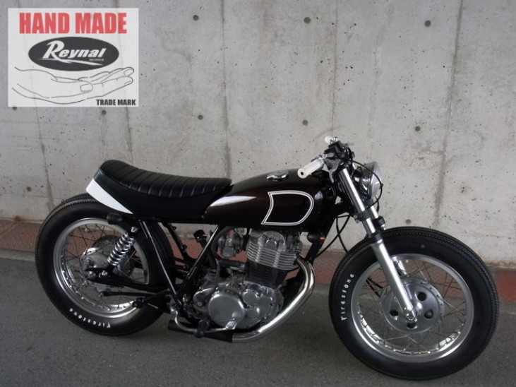 SR400カスタム　ミッドランズブラウン