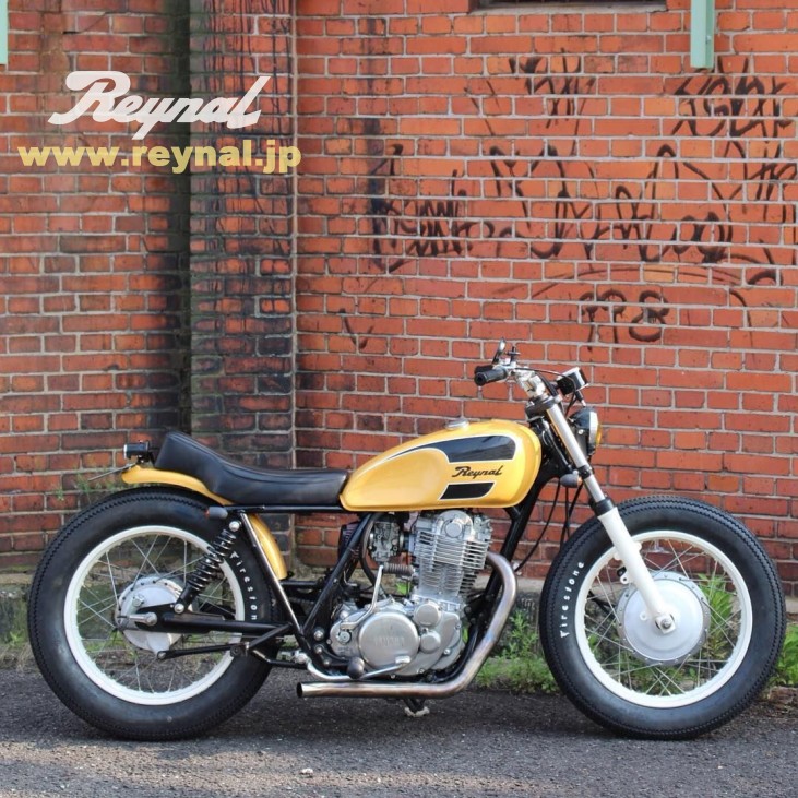 SR400カスタム　マスタード